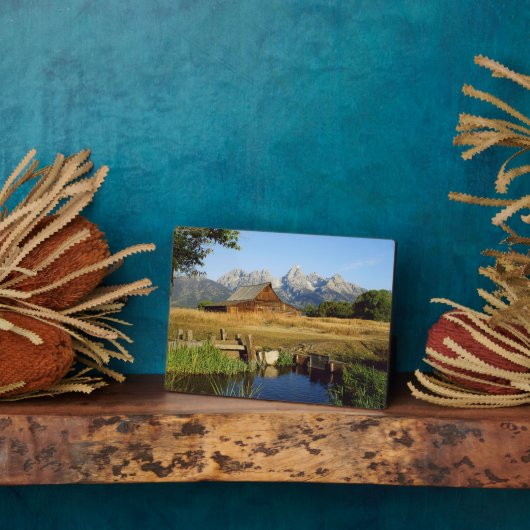 Plaque Photo Thomas A. Moulton Barn (Côté)