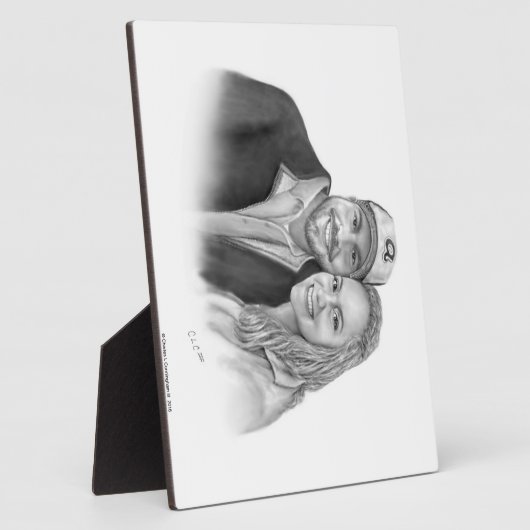 Plaque Photo Thomas et Candice (Côté)