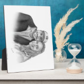 Plaque Photo Thomas et Candice (Côté)