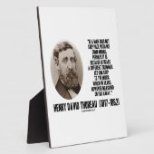 Plaque Photo Thoreau Différent Drummer Étape À La Musique (Côté)