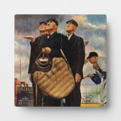 Plaque Photo Three Umpires (Devant)