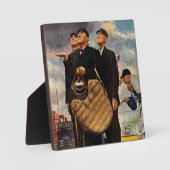 Plaque Photo Three Umpires (Recto)