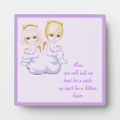 Plaque Photo Tiens ma main - (Devant)