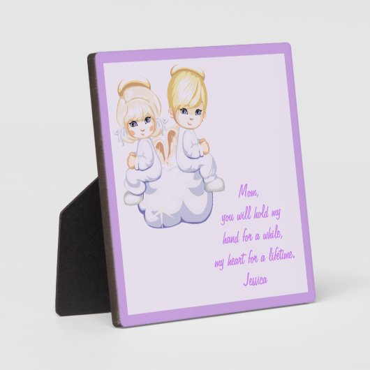 Plaque Photo Tiens ma main - (Recto)