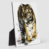 Plaque Photo Tigre (Côté)