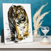 Plaque Photo Tigre (Côté)