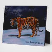 Plaque Photo Tigre de Sibérie (Côté)