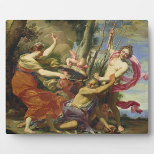 Plaque Photo Time Overcome by Youth and Beauty