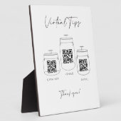 Plaque Photo Tip virtuel Analyse de la boîte QR Code Paiement d (Côté)