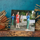 Plaque Photo Tirer Les Visages Derrière Le Dos (Côté)