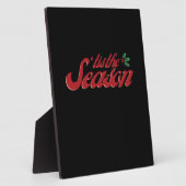 Plaque Photo Tis The Season Classic & Basic Design (Côté)
