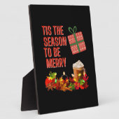 Plaque Photo Tis The Season To Merry Aesthetic Unique (Côté)