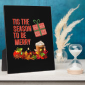Plaque Photo Tis The Season To Merry Aesthetic Unique (Côté)