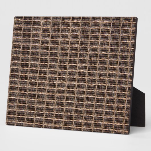 Plaque Photo Tissu grill vintage (Côté)