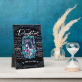 Plaque Photo To My Daughter Gift, Letter To Daughter From Dad (Côté)