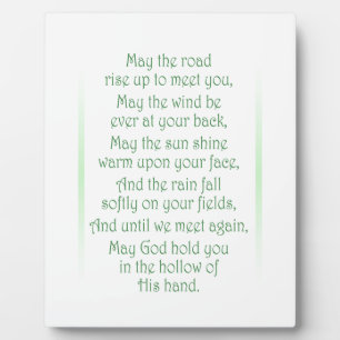 Plaque Photo Toast irlandais