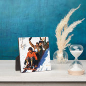 Plaque Photo Tobagganing (Insitu)