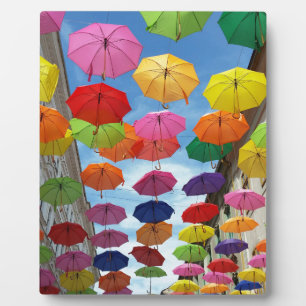 Plaque Photo Toit de parapluies