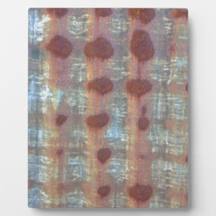 Plaque Photo Tôle ondulée rouillée