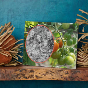 Plaque Photo Tomates Cherry Garden Ajoutez Votre Propre Photo