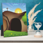 Plaque Photo tombeau christ (Côté)