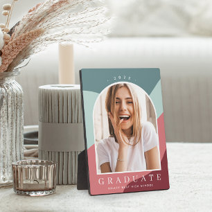 Plaque Photo Tonal Stripes Graduation Keepsaké Photo