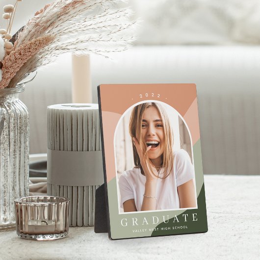 Plaque Photo Tonal Stripes Graduation Keepsaké Photo