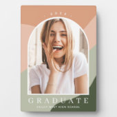 Plaque Photo Tonal Stripes Graduation Keepsaké Photo (Devant)