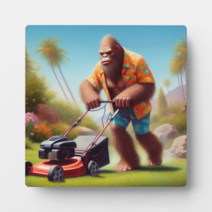 Plaque Photo Tonte de Bigfoot