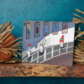 Plaque Photo Top Jockeys de l'aqueduc se dirigeant vers le Padd (Côté)