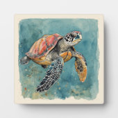 Plaque Photo Tortue de mer (Devant)