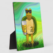 Plaque Photo Tortue soif (Côté)