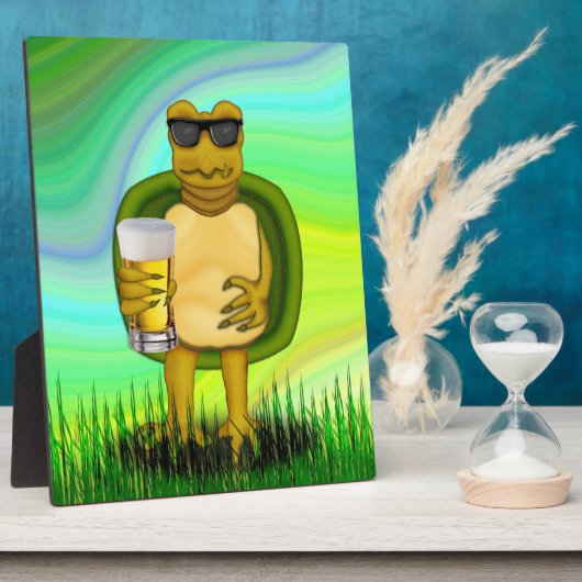 Plaque Photo Tortue soif (Côté)