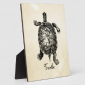 Plaque Photo TORTUE vintage (Côté)