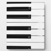 Plaque Photo Touches de clavier de piano (Devant)