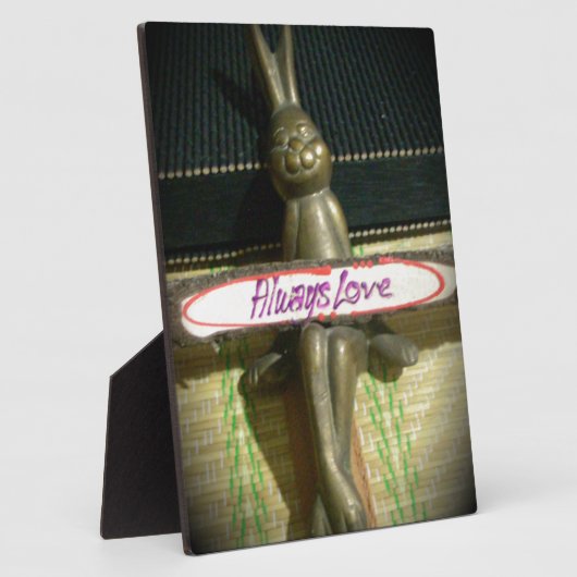 Plaque Photo Toujours Aimer Inspirational Rabbit Art Design d'i (Côté)