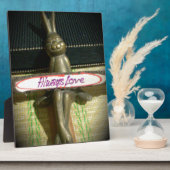 Plaque Photo Toujours Aimer Inspirational Rabbit Art Design d'i (Côté)