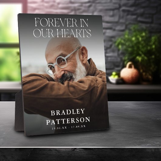 Plaque Photo Toujours dans nos cœurs Photo de tombe Mémorial Ho