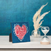 Plaque Photo Toujours M'Embrasser Bonne nuit (Insitu)