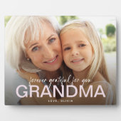 Plaque Photo Toujours Reconnaissant Pour Vous Grand-Mère Tenue  (Devant)
