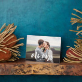 Plaque Photo Toujours superposer le script Couples personnalisé (Côté)