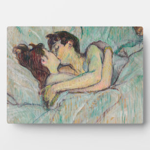 Plaque Photo Toulouse-Lautrec - En Lit, Baiser