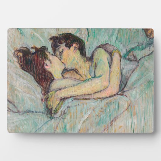 Plaque Photo Toulouse-Lautrec - En Lit, Baiser (Devant)