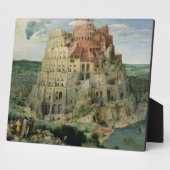 Plaque Photo Tour de Babel, 1563 (huile sur panneau) (Côté)