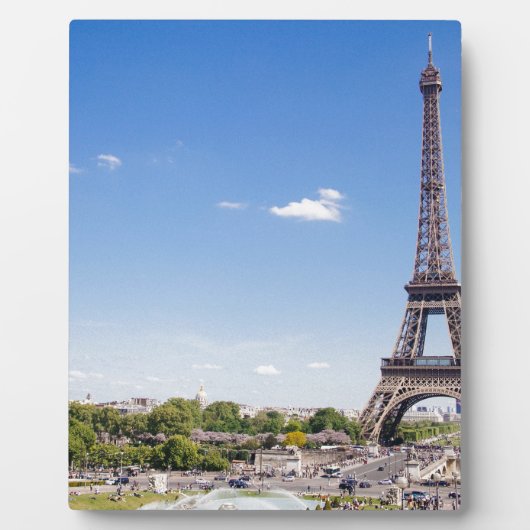 Plaque Photo tour eiffel (Devant)