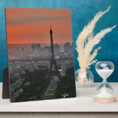 Plaque Photo Tour Eiffel Paris Europe Travel (Côté)