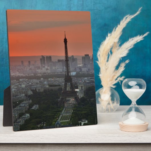 Plaque Photo Tour Eiffel Paris Europe Travel (Côté)