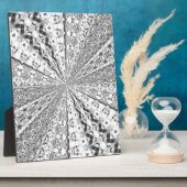 Plaque Photo Tourbillon d'huile d'argent (Côté)