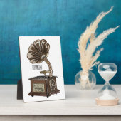 Plaque Photo Tourne-disque dessin animé (Côté)