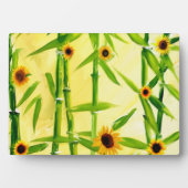 Plaque Photo Tournesols Et Bambou (Devant)